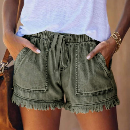 Denim Shorts for Women,Women Casual Frayed Destroy Bermuda Denim Ripped Short Jeans Womens Shorts for Summer